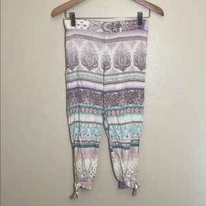 O’Neill Pastel Multicolor Patterned Lightweight Summer Beach Pants